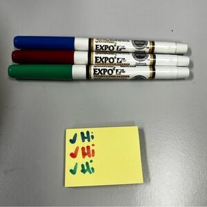 3 Vintage Sanford EXPO Dry-Erase Markers